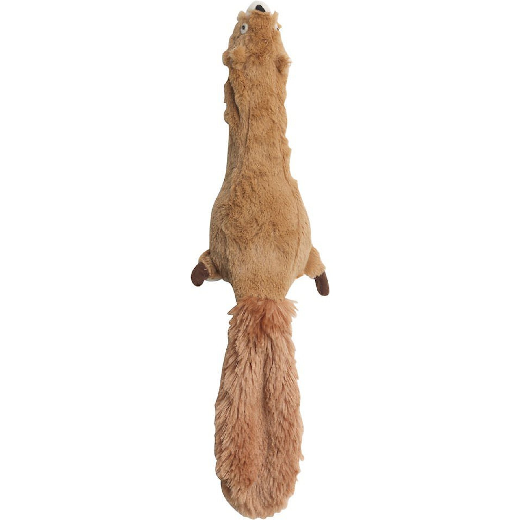 Ethical Pet Skinneeez Plus Squirrel Stuffingless Dog Toy, 15-inch long