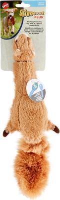 Show full view: Ethical Pet Skinneeez Plus Squirrel Stuffing-Free Squeaky Plush Dog Toy slide 3 of 6