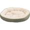 Show in main carousel: Ethical Pet Sleep Zone Checkerboard Napper Bolster Dog Bed, Sage, 20-in slide 1 of 4