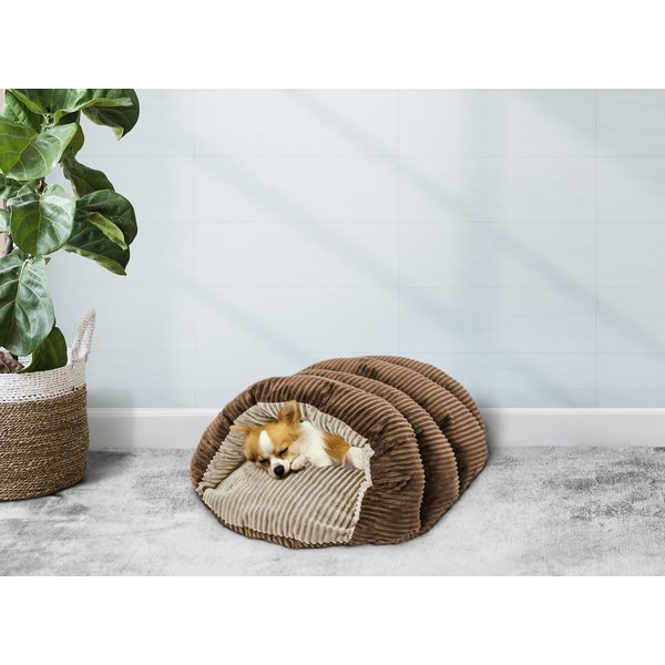 Ethical Pet Sleep Zone Cuddle Cave Covered Cat & Dog Bed