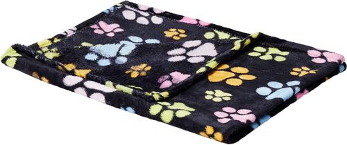 Show full view: Ethical Pet Snuggler Patterned Dog Blanket, Black, 40-in slide 2 of 5