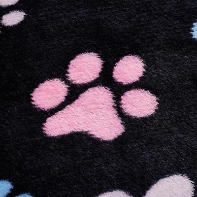 Show full view: Ethical Pet Snuggler Patterned Dog Blanket, Black, 60-in slide 5 of 6