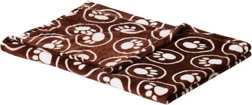 Show full view: Ethical Pet Snuggler Patterned Dog Blanket, Chocolate, 40-in slide 3 of 6