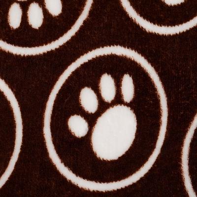 Show full view: Ethical Pet Snuggler Patterned Dog Blanket, Chocolate, 40-in slide 5 of 6