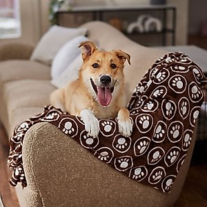 Ethical Pet Snuggler Patterned Dog Blanket, Chocolate, 60-in