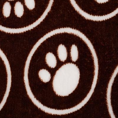 Show full view: Ethical Pet Snuggler Patterned Dog Blanket, Chocolate, 60-in slide 4 of 5