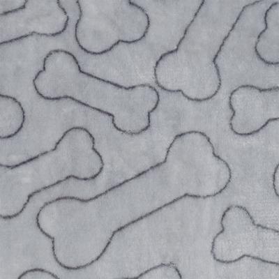 Show full view: Ethical Pet Snuggler Patterned Dog Blanket, Gray, 60-in slide 4 of 5