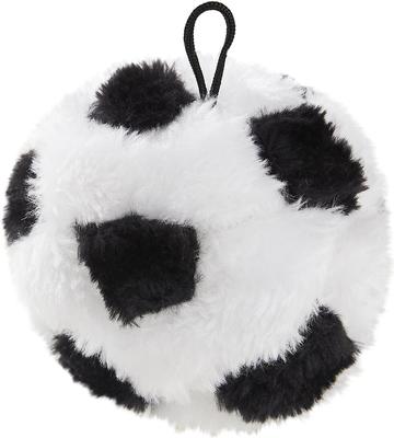 Show full view: Ethical Pet Soccer Ball Squeaky Plush Dog Toy slide 4 of 6