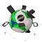 Show in main carousel: Ethical Pet Soccer Ball with EZ Tabs Outdoor Ball Dog Toy, 9-in slide 3 of 4