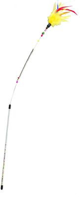 Show full view: Ethical Pet Spring Coil Teaser Wand Cat Toy, Color Varies slide 4 of 6