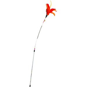 Ethical Pet Spring Coil Teaser Wand Cat Toy, Color Varies