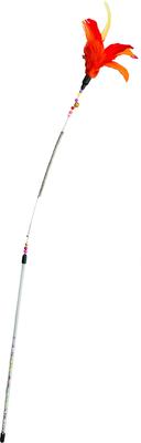 Show full view: Ethical Pet Spring Coil Teaser Wand Cat Toy, Color Varies slide 5 of 6