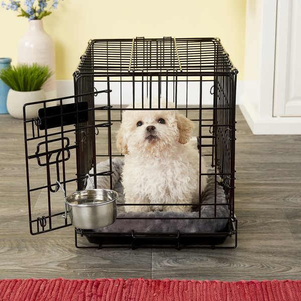 Show full view: Ethical Pet Stainless Steel Coop Cup Wire Hanger Kennel Pet Bowl, 1.25-cup slide 2 of 5