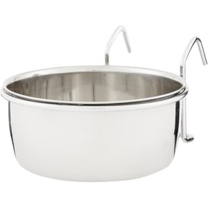 Ethical Pet Stainless Steel Coop Cup Wire Hanger Kennel Pet Bowl, 2.5-cup