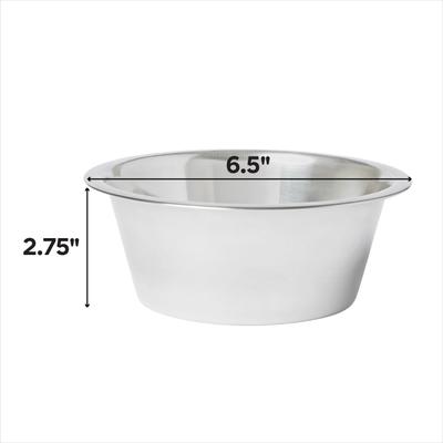 Show full view: Ethical Pet Stainless Steel Mirror Finish Dog Bowl, 1-qt slide 2 of 6
