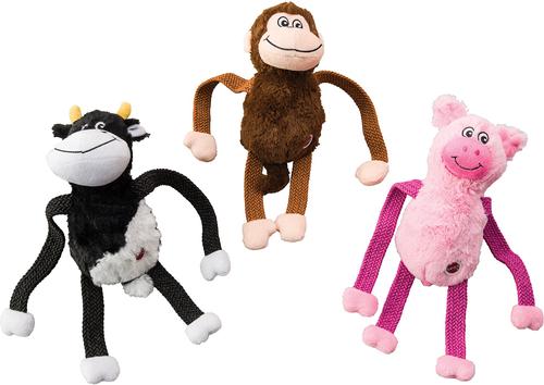 Show full view: Ethical Pet Stretcheeez Squeaky Plush Dog Toy, Color Varies slide 1 of 3