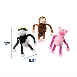 Ethical Pet Stretcheeez Squeaky Plush Dog Toy, Color Varies slide 2 of 2