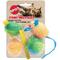 Show in main carousel: Ethical Pet Stringy Mice & Ball Cat Toy with Catnip, 2-in, 4 pack slide 1 of 2
