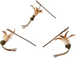 Ethical Pet Teaser Wand Cat Toy with Catnip, Assorted