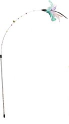 Ethical Pet Wire & Beads Teaser Wand Cat Toy, Color Varies