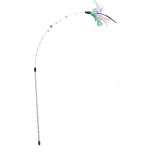 Ethical Pet Wire & Beads Teaser Wand Cat Toy, Color Varies