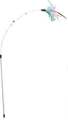 Show full view: Ethical Pet Wire & Beads Teaser Wand Cat Toy, Color Varies slide 1 of 5