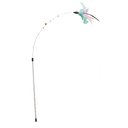 Ethical Pet Wire & Beads Teaser Wand Cat Toy, Color Varies