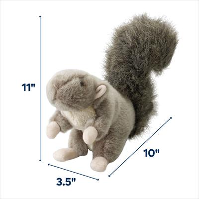 Show full view: Ethical Pet Woodland Collection Squirrel Squeaky Plush Dog Toy slide 2 of 3