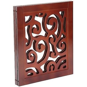 Etna 3 Piece Adjustable Wooden Gate, Scrolled