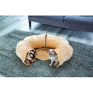 Etna 4-Way Play Tunnel Cat Toy, Beige
