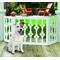 Show in main carousel: Etna Flower Cut Out Design Adjustable Wooden Pet Gate, White slide 3 of 4