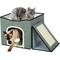 Show in main carousel: Etna Foldaway Play Center with Hanging Ball Cat Condo, Gray slide 1 of 6