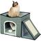 Show in main carousel: Etna Foldaway Play Center with Hanging Ball Cat Condo, Gray slide 3 of 6