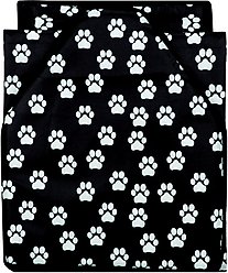 Etna Paw Print Portable Fold Away Dog & Cat House, Black/White, 18 x 17 x 18-in slide 2 of 4