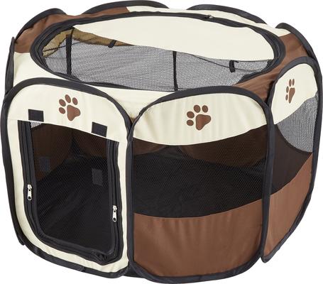 Show full view: Etna Pet Store Portable Soft-sided Dog & Cat Playpen, Tan, Small slide 3 of 11