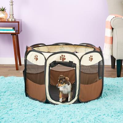 Show full view: Etna Pet Store Portable Soft-sided Dog & Cat Playpen, Tan, Small slide 9 of 11