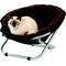 Show in main carousel: Etna Round Folding Chair Fleece Dog & Cat Bed, Brown, 21 x 21 x 15-in slide 5 of 6
