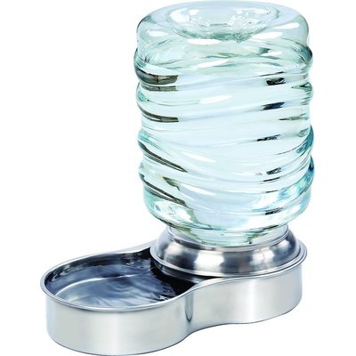 Etna Etna Stainless Steel Gravity Refill Dog & Cat Waterer, 3-L