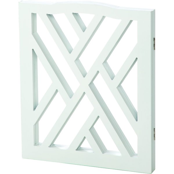 Etna Wood Diamond Twist Design Dog Gate