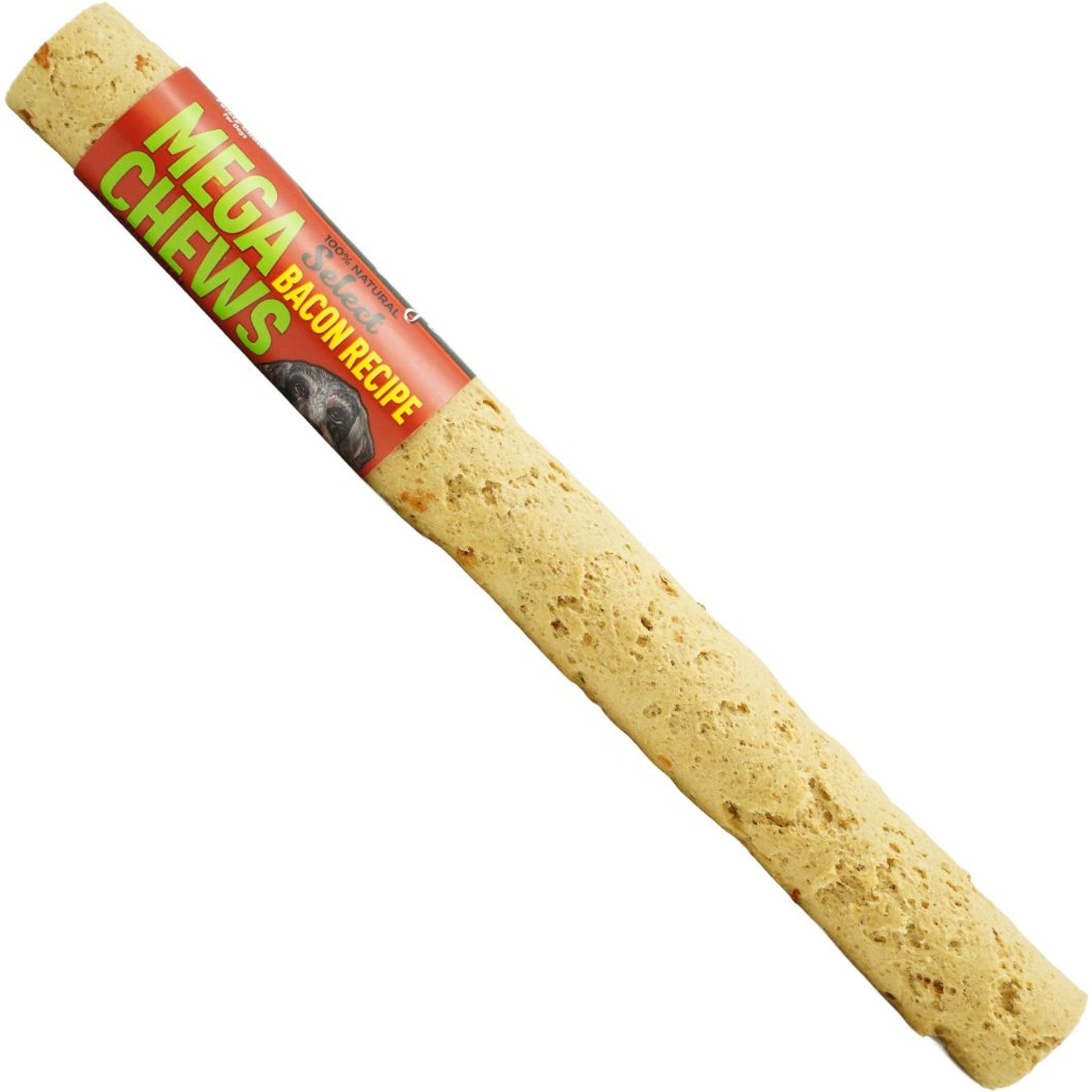Etta Says! 10-inch MEGA Select Hide-Free Bacon Recipe Crunchy Dog Chew