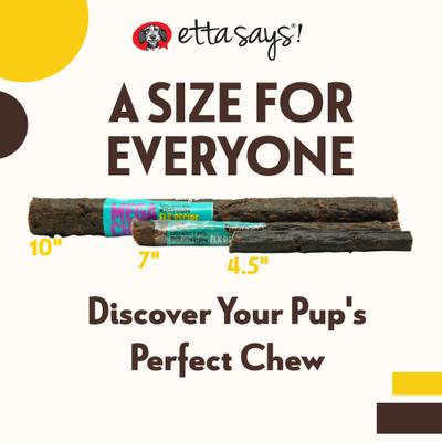Show full view: Etta Says! 10" MEGA Premium Crunchy Elk Dog Chew Treats slide 6 of 10