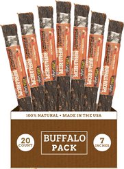 Etta Says! 7" Crunchy Buffalo Dog Chew Treats, 20 count