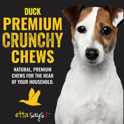 Show full view: Etta Says! 7" Crunchy Duck Dog Chew Treats, 20 count slide 3 of 10
