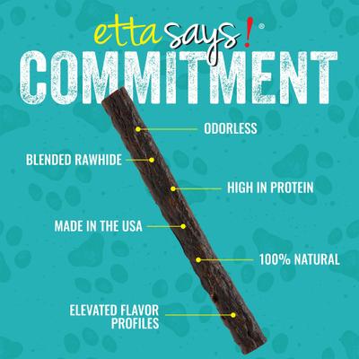 Show full view: Etta Says! 7" Crunchy Elk Dog Chew Treats, 20 count slide 5 of 10