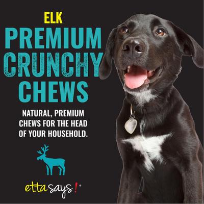Show full view: Etta Says! 7" Crunchy Elk Dog Chew Treats, 20 count slide 3 of 10