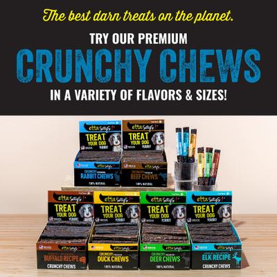 Show full view: Etta Says! 7" Crunchy Rabbit Dog Chew Treats, 20 count slide 8 of 10