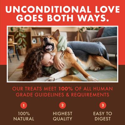 Show full view: Etta Says! Beef Deli Sausages Human Grade Jerky Dog Treats, 12 count slide 4 of 11