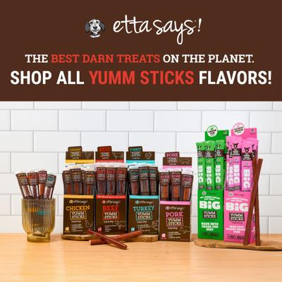 Show full view: Etta Says! Beef Yumm Sticks Human Grade Beef Jerky Dog Treats, 1 count slide 8 of 12