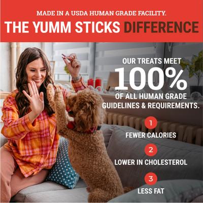 Show full view: Etta Says! Beef Yumm Sticks Human Grade Beef Jerky Dog Treats, 1 count slide 4 of 12
