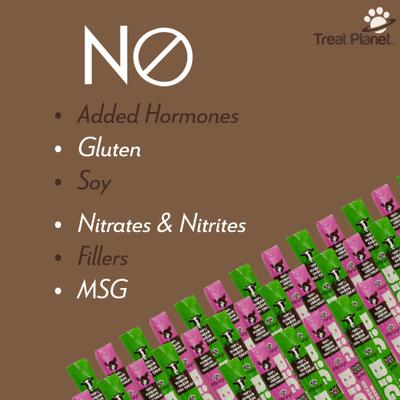 Show full view: Etta Says! BIG Yumm Sticks Adult Hickory Smoked Pork Human-Grade Jerky Dog Treats, 1.5-oz stick, case of 24 slide 6 of 10